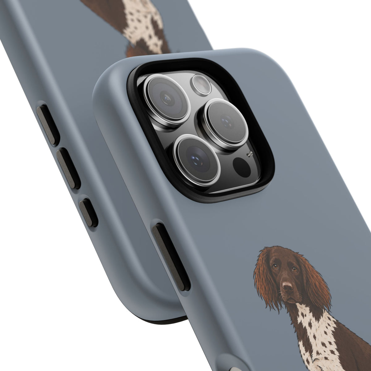 Spaniel Tough Phone Case in Smoke Blue Matte