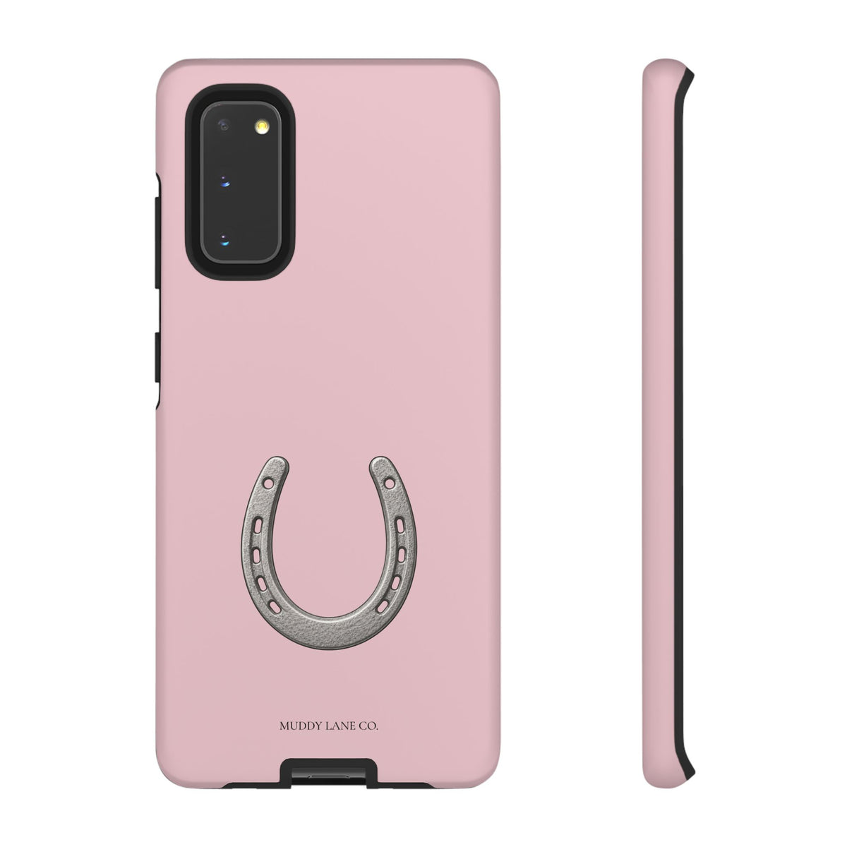 Horseshoe Tough Phone Case in Soft Rosette Pink Matte