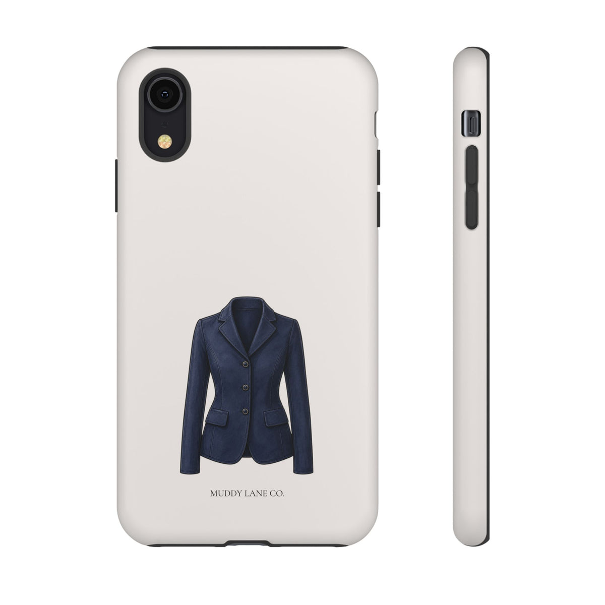 Show Jacket phone case in Warm Cream by Muddy Lane Co, photo 5