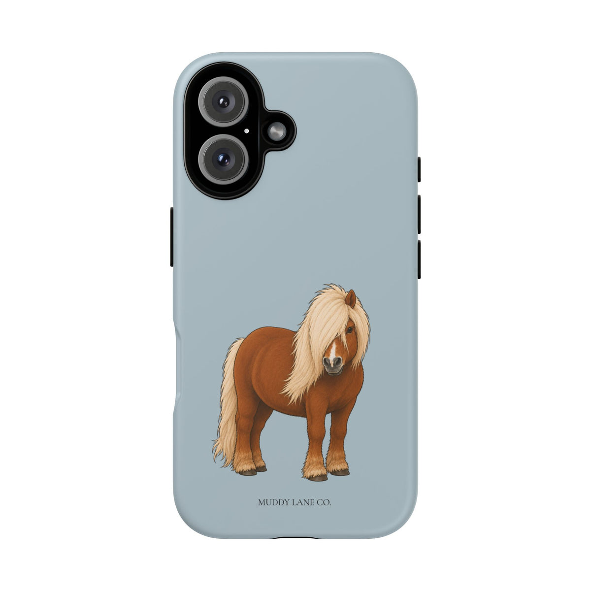 Shetty Tough Phone Case in Dusty Blue Matte