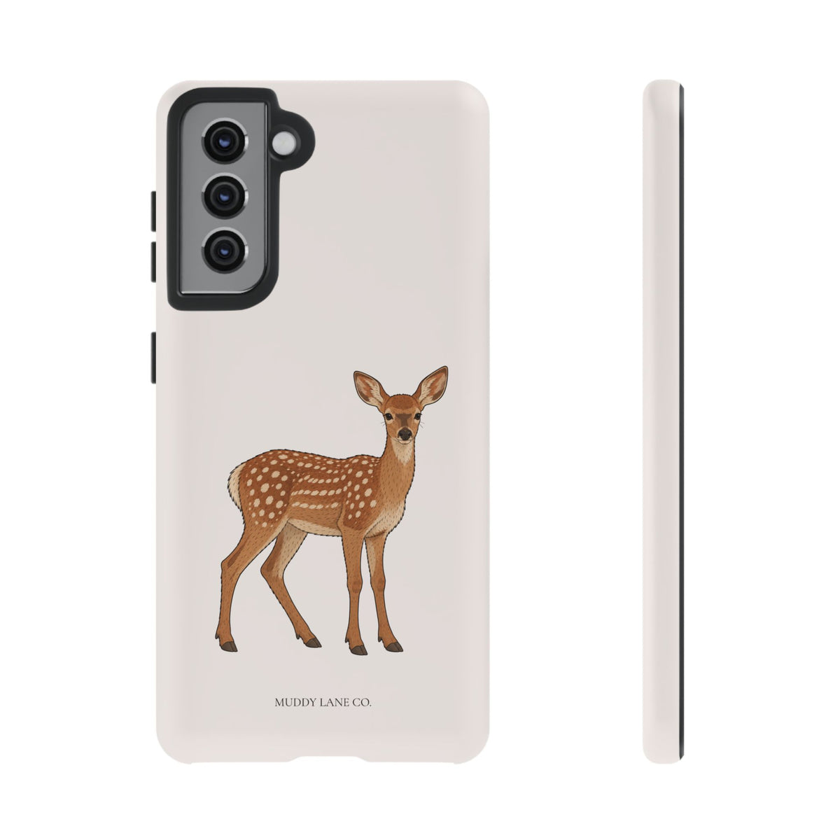 Fawn Tough Phone Case in Warm Cream Matte