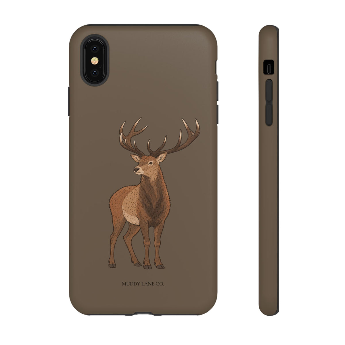 Stag Tough Phone Case in Taupe Brown Matte