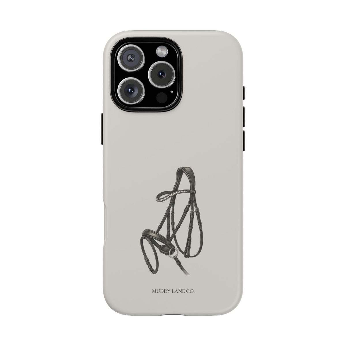 Bridle Tough Phone Case in Soft Grey Matte