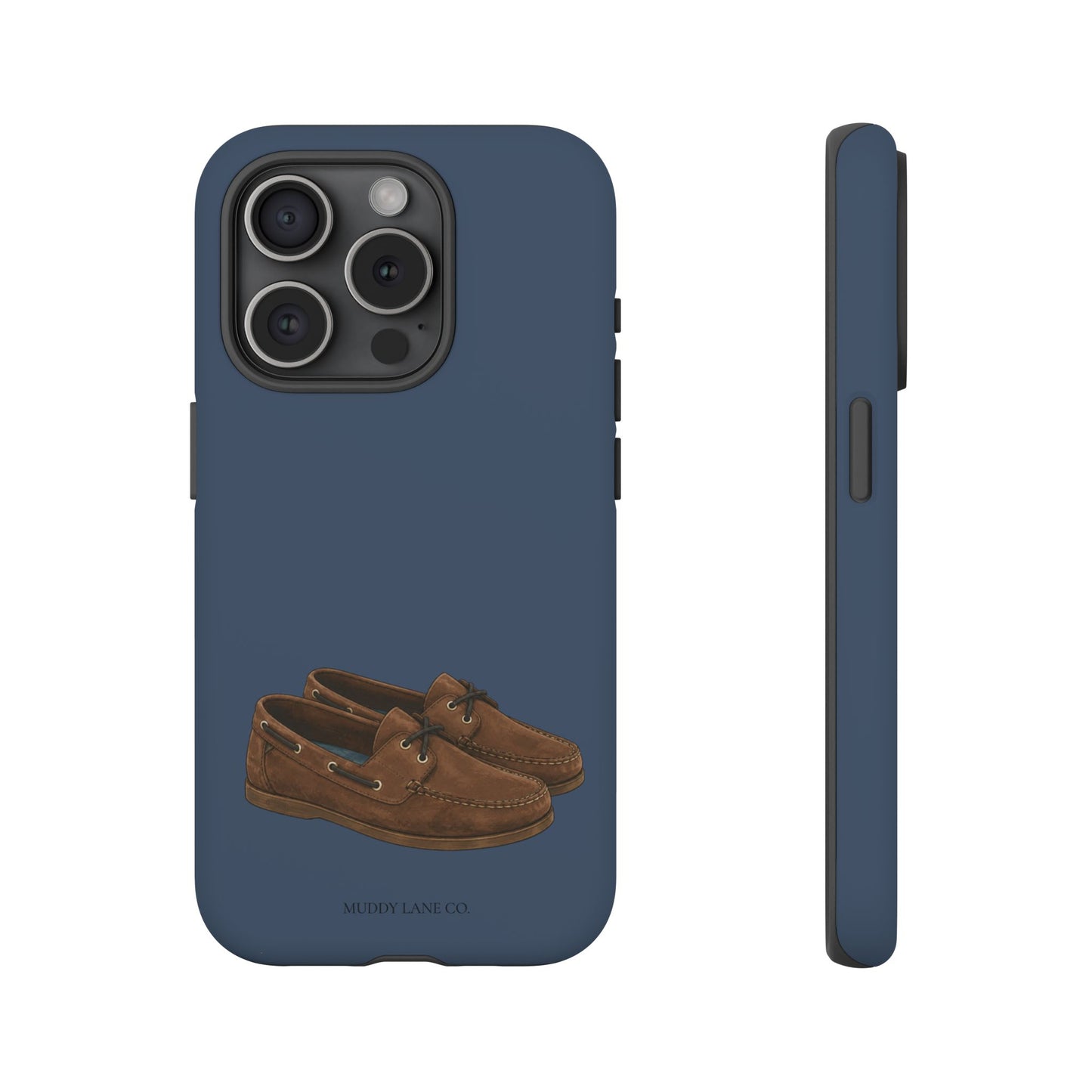 Deck Shoes Tough Phone Case in Deep Navy Matte