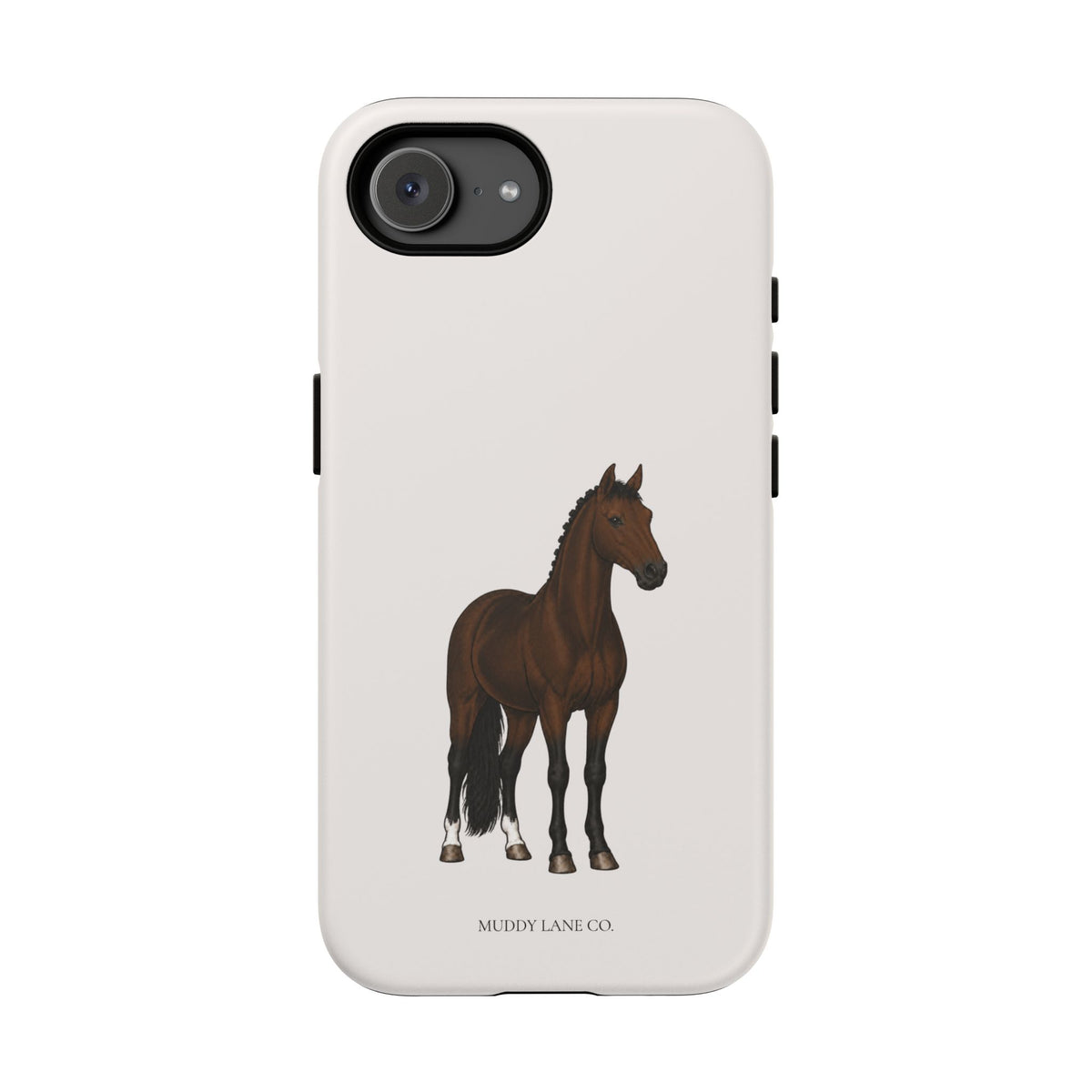 Bay Horse Tough Phone Case in Warm Cream Matte