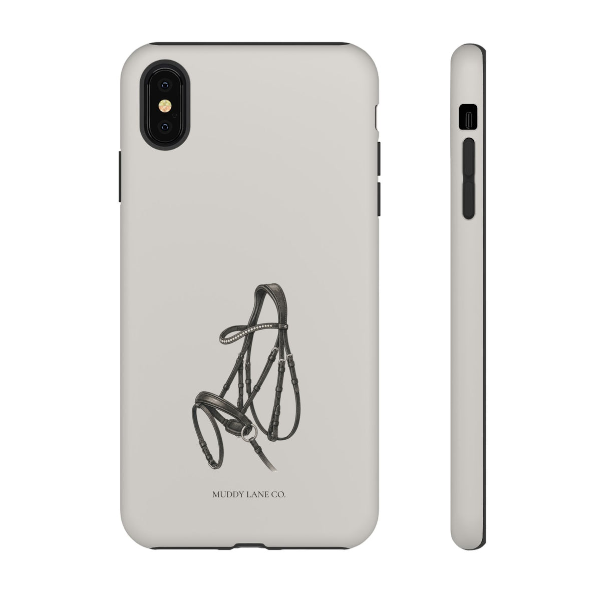 Bridle Tough Phone Case in Soft Grey Matte