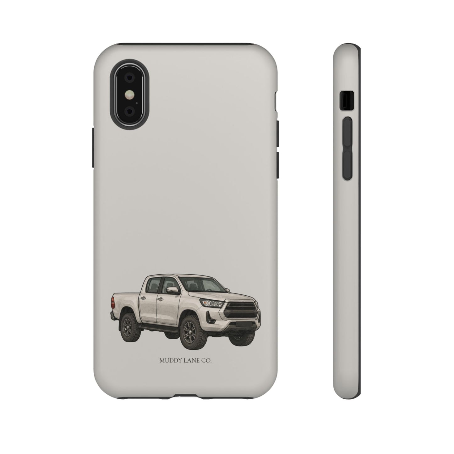 Farm Truck Tough Phone Case in Soft Grey Matte