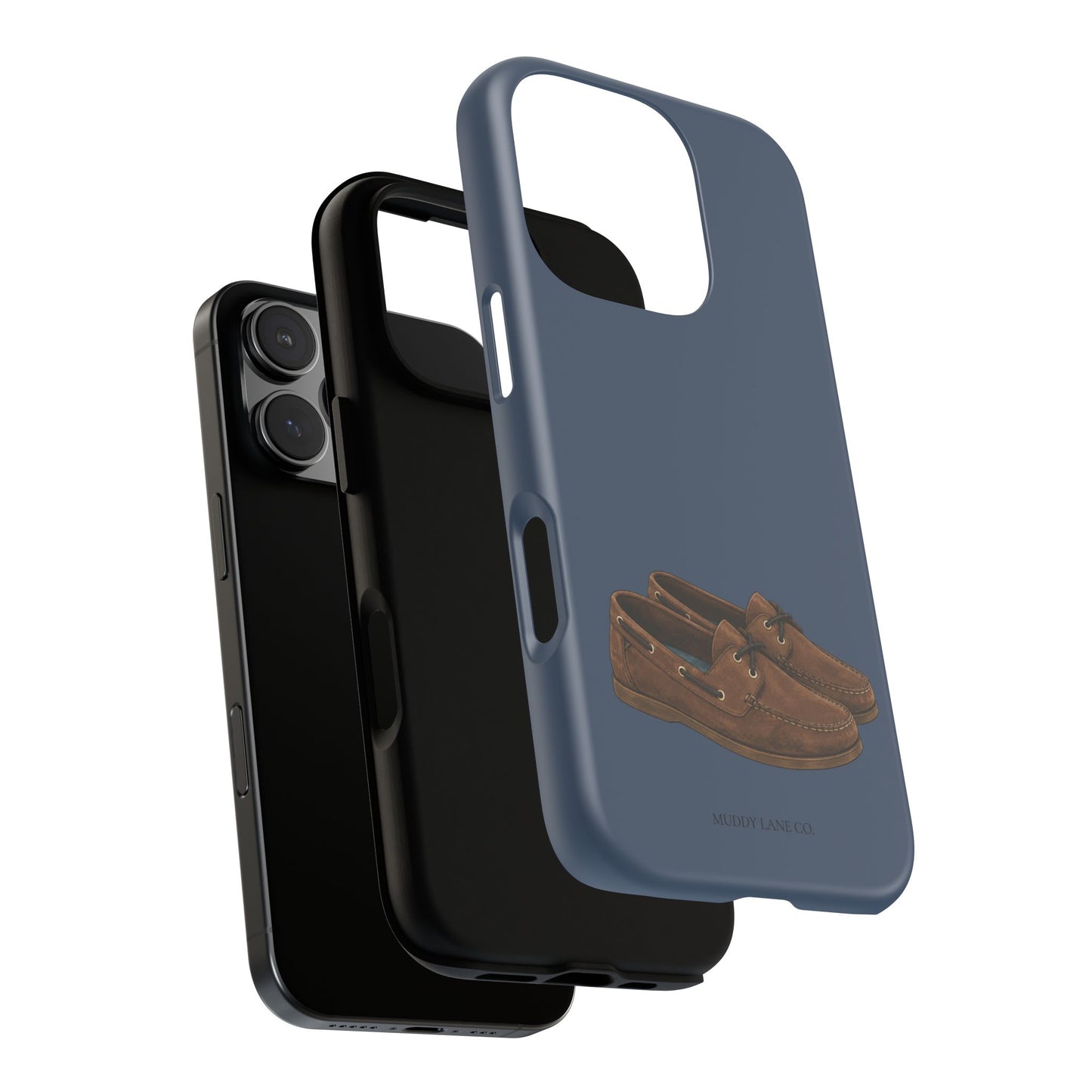 Deck Shoes Tough Phone Case in Deep Navy Matte