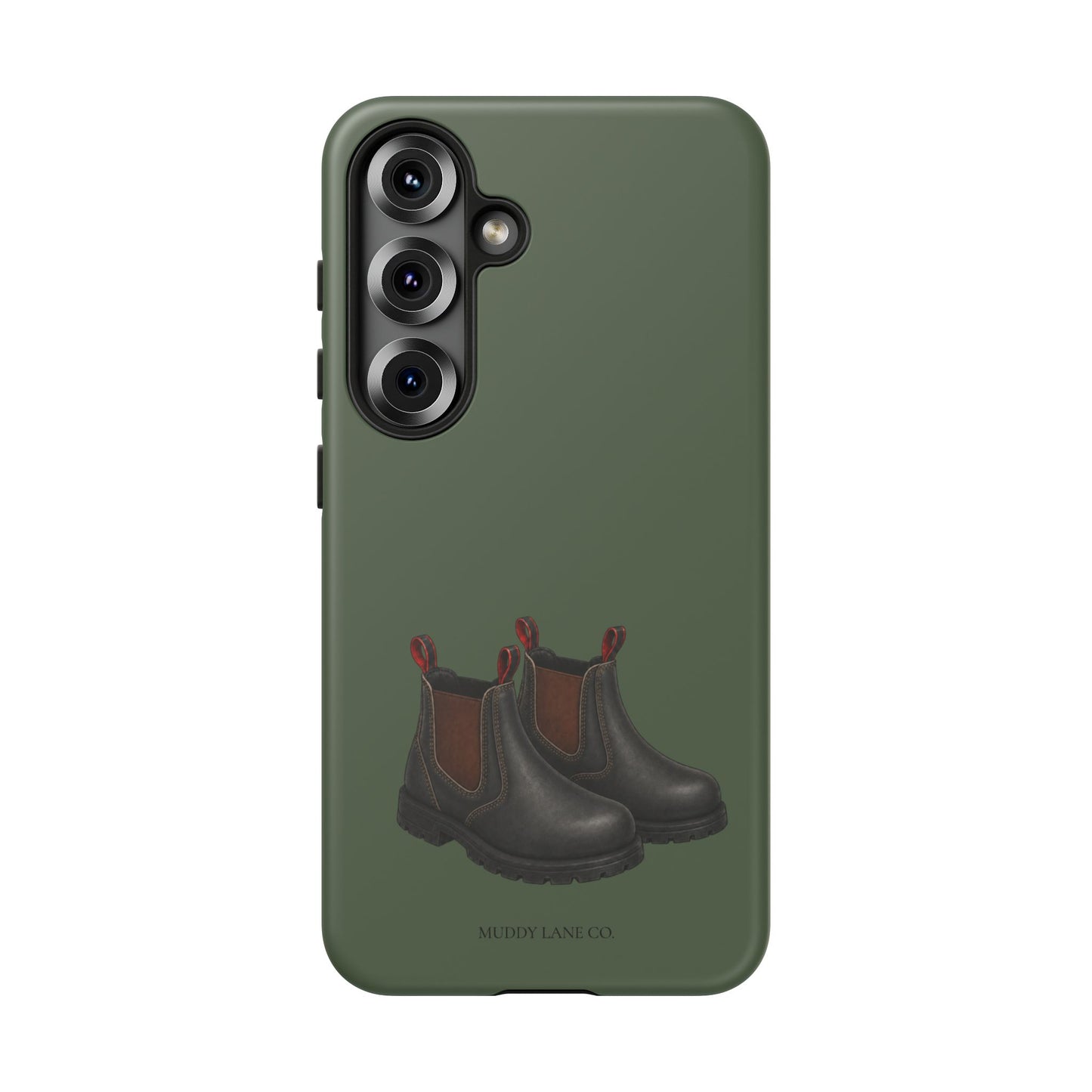 Yard Boots Tough Phone Case in Forest Green Matte