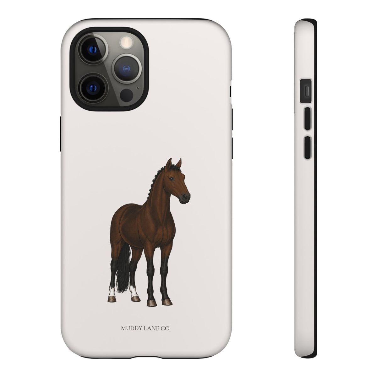 Bay Horse Tough Phone Case in Warm Cream Matte