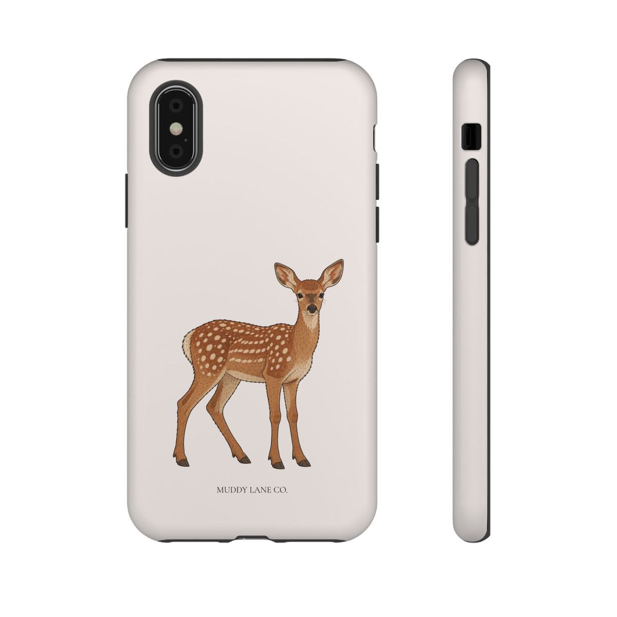 Fawn phone case in Warm Cream by Muddy Lane Co, photo 4