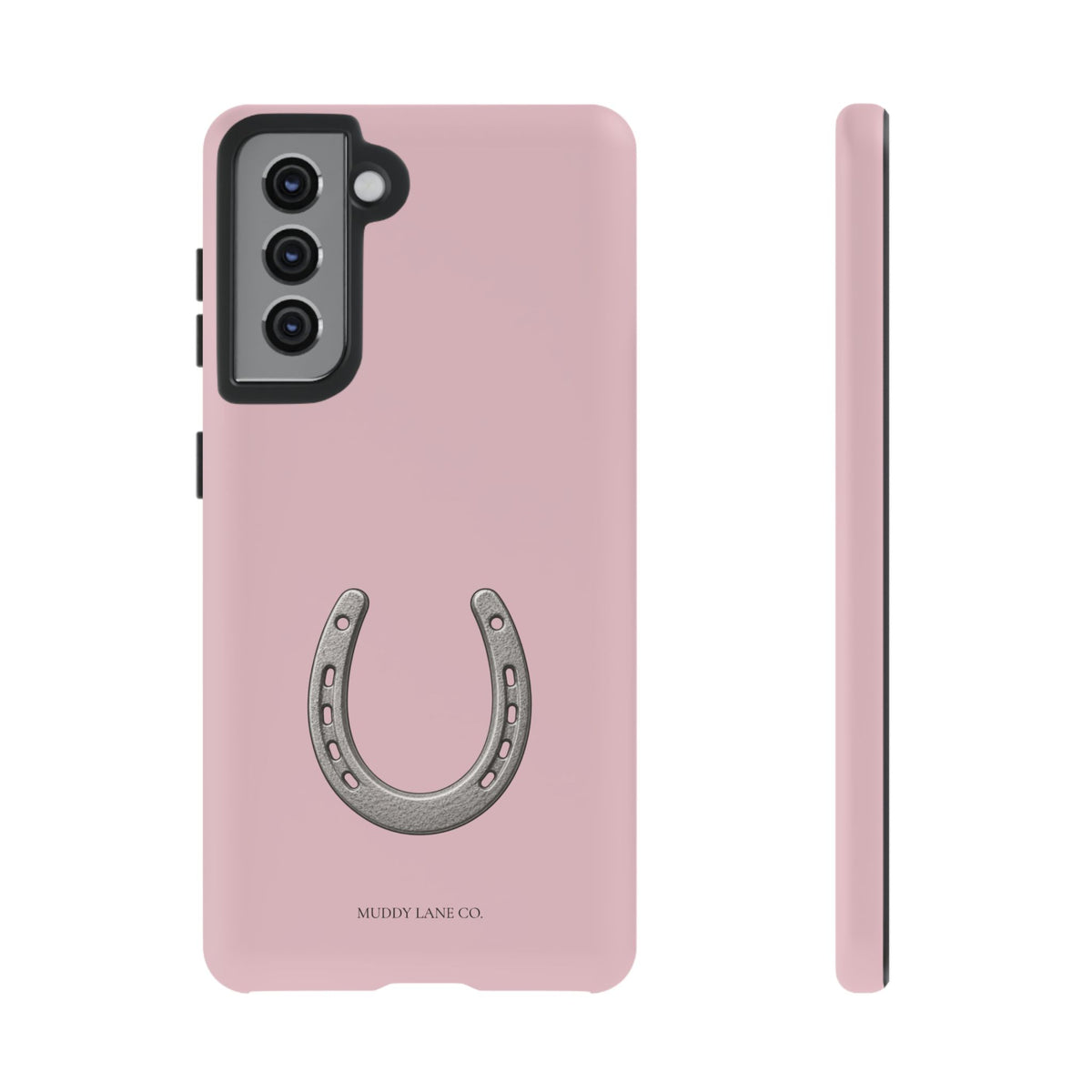 Horseshoe Tough Phone Case in Soft Rosette Pink Matte