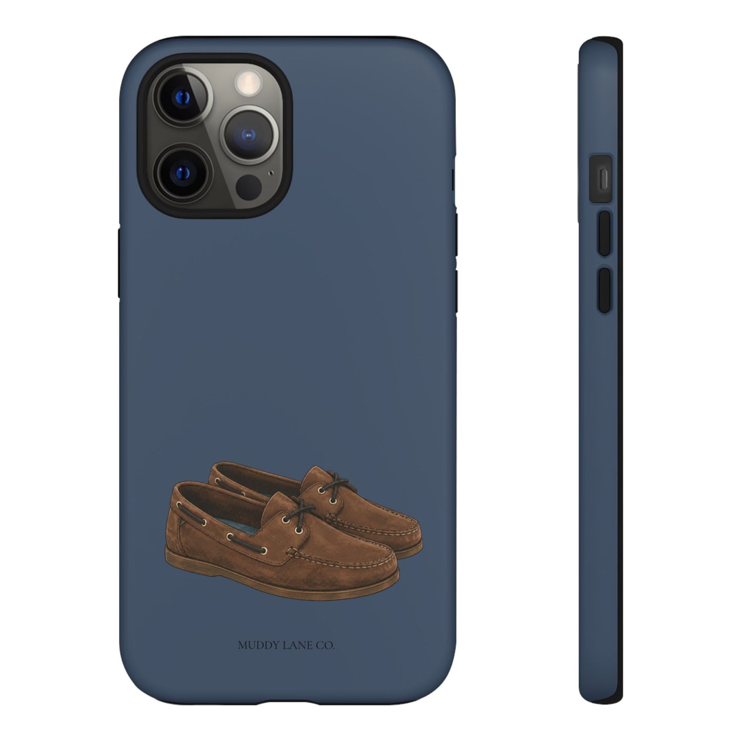 Deck Shoes Tough Phone Case in Deep Navy Matte