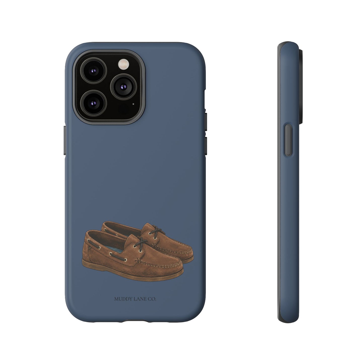 Deck Shoes Tough Phone Case in Deep Navy Matte