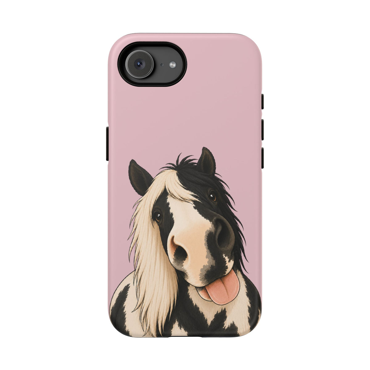 Cheeky Cob Tough Phone Case in Soft Rosette Pink Matte