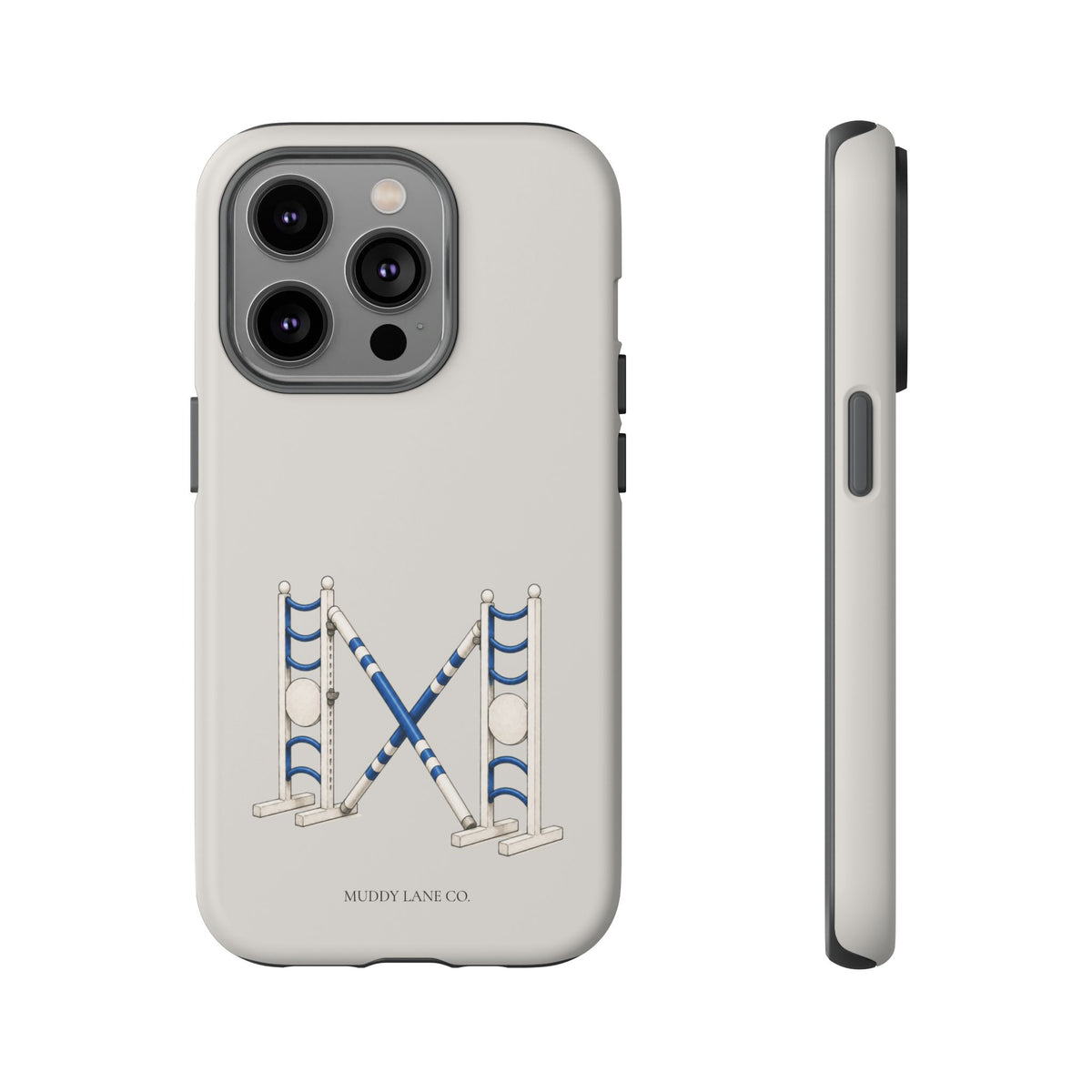 Show Jump Tough Phone Case in Soft Grey Matte