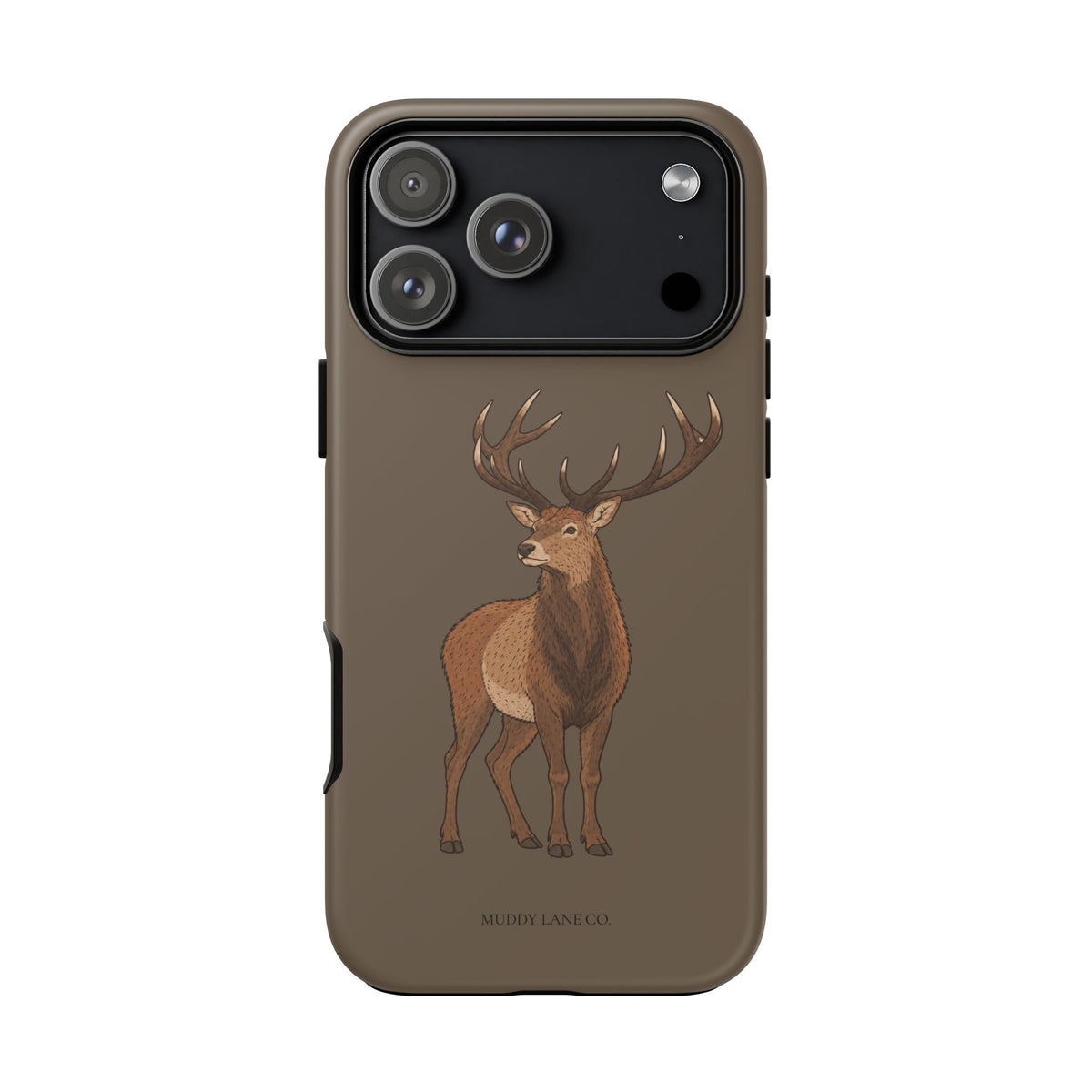 Stag Tough Phone Case in Taupe Brown Matte