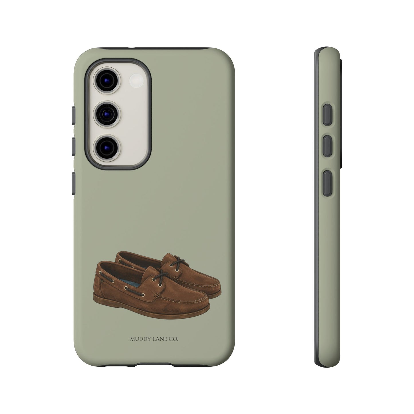 Deck Shoes Tough Phone Case in Light Sage Matte