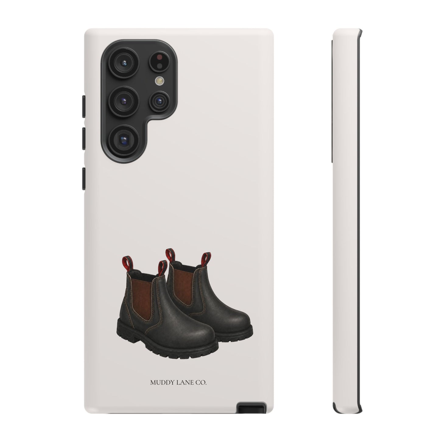 Yard Boots Tough Phone Case in Warm Cream Matte
