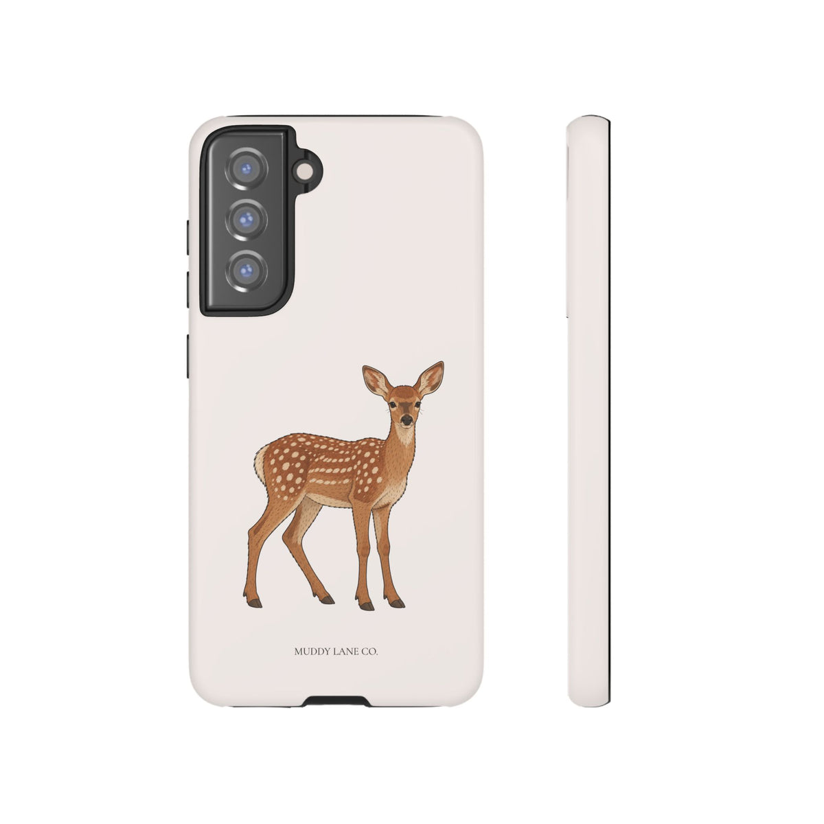 Fawn Tough Phone Case in Warm Cream Matte