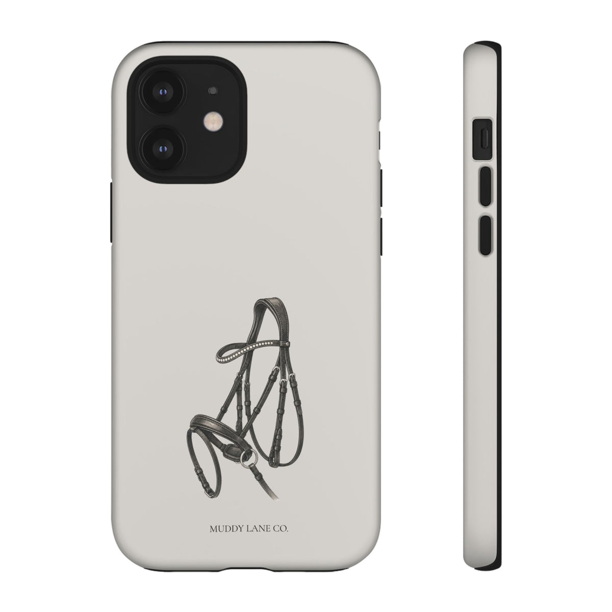 Bridle Tough Phone Case in Soft Grey Matte