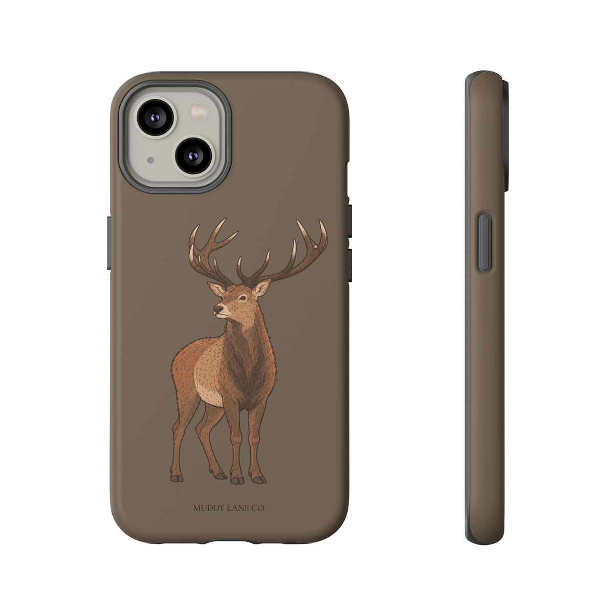 Stag Tough Phone Case in Taupe Brown Matte