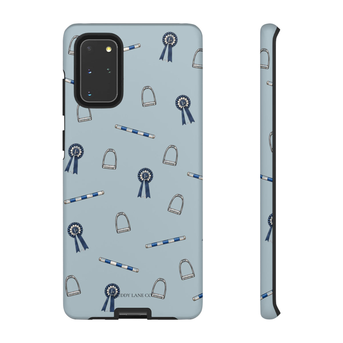 Show Day Pattern Tough Phone Case in Dusty Blue Matte