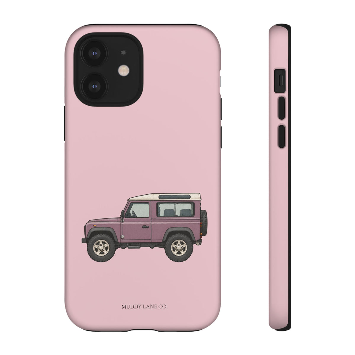 Pink Classic 4x4 Tough Phone Case in Soft Rosette Pink Matte