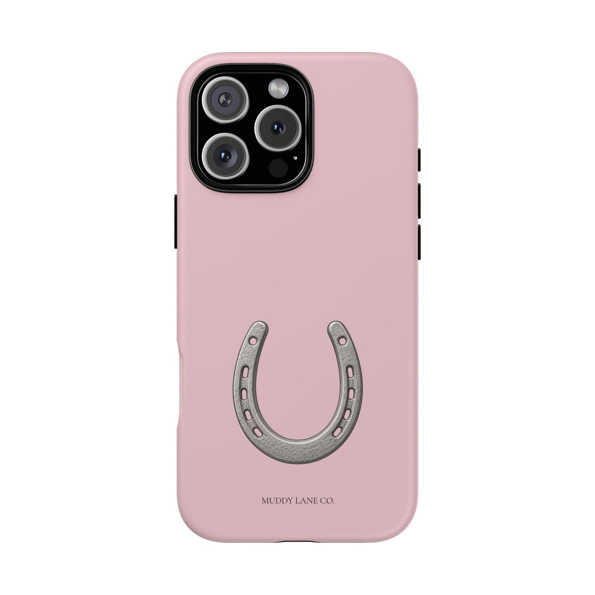 Horseshoe Tough Phone Case in Soft Rosette Pink Matte