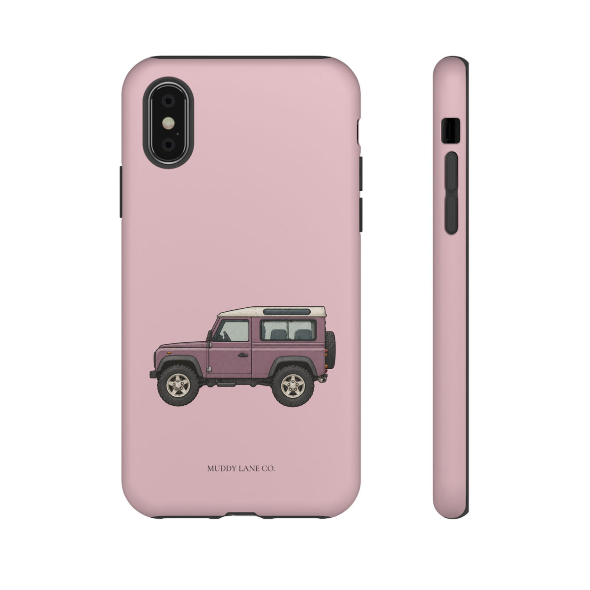 Pink Classic 4x4 Tough Phone Case in Soft Rosette Pink Matte
