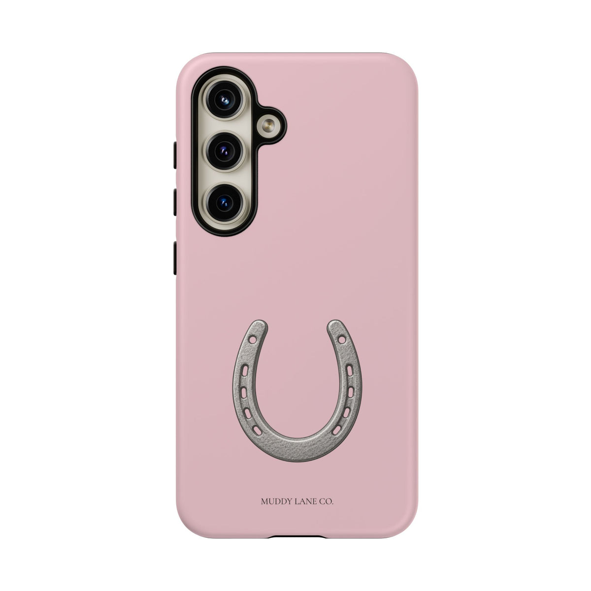 Horseshoe Tough Phone Case in Soft Rosette Pink Matte