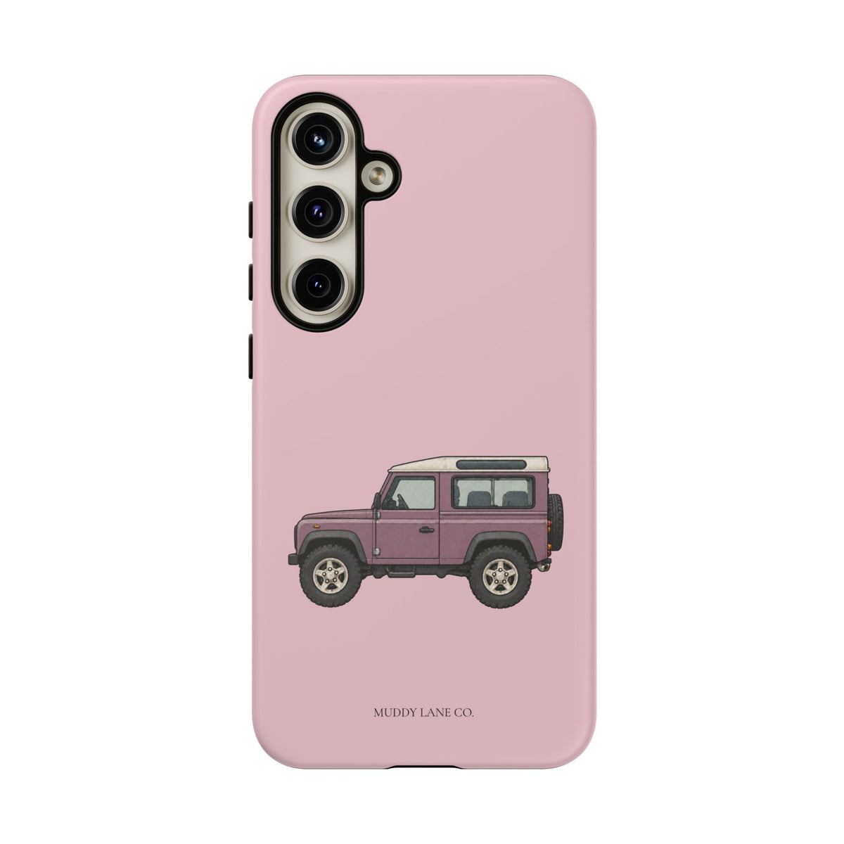 Pink Classic 4x4 Tough Phone Case in Soft Rosette Pink Matte