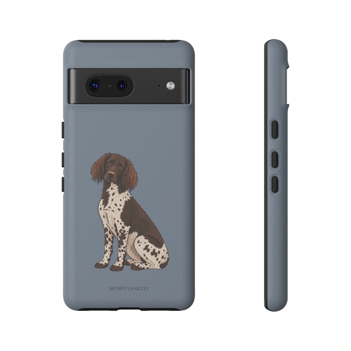 Spaniel Tough Phone Case in Smoke Blue Matte