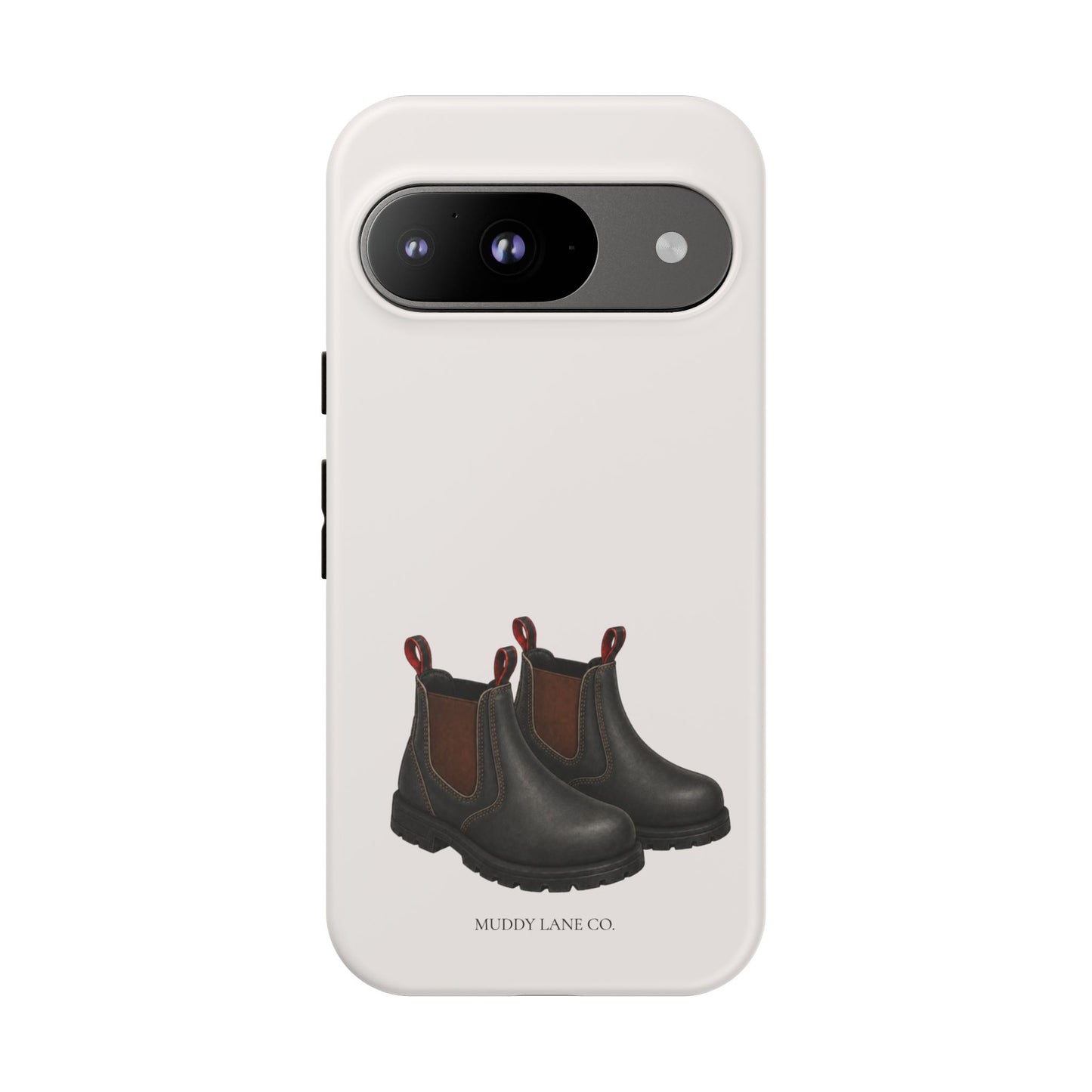 Yard Boots Tough Phone Case in Warm Cream Matte