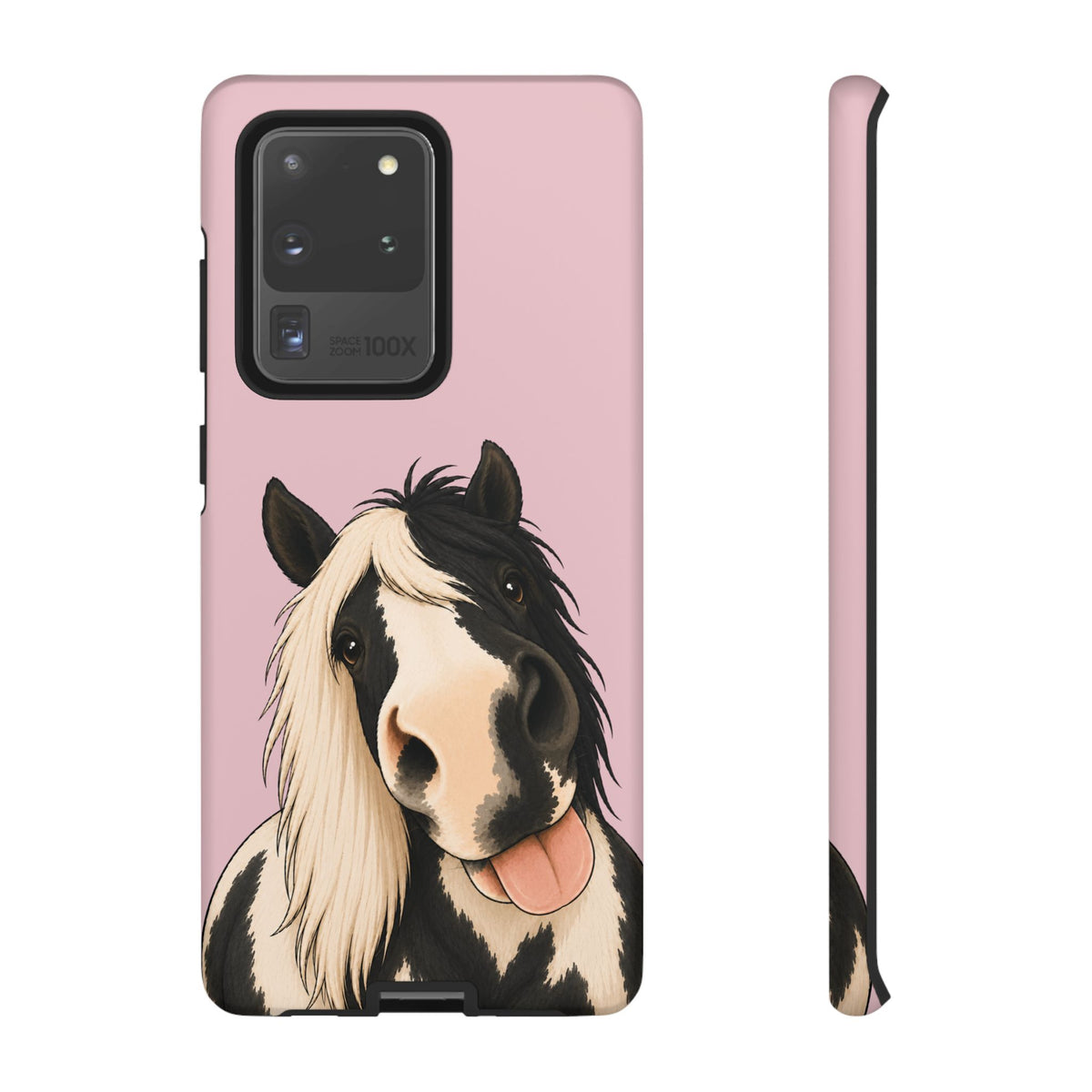 Cheeky Cob Tough Phone Case in Soft Rosette Pink Matte