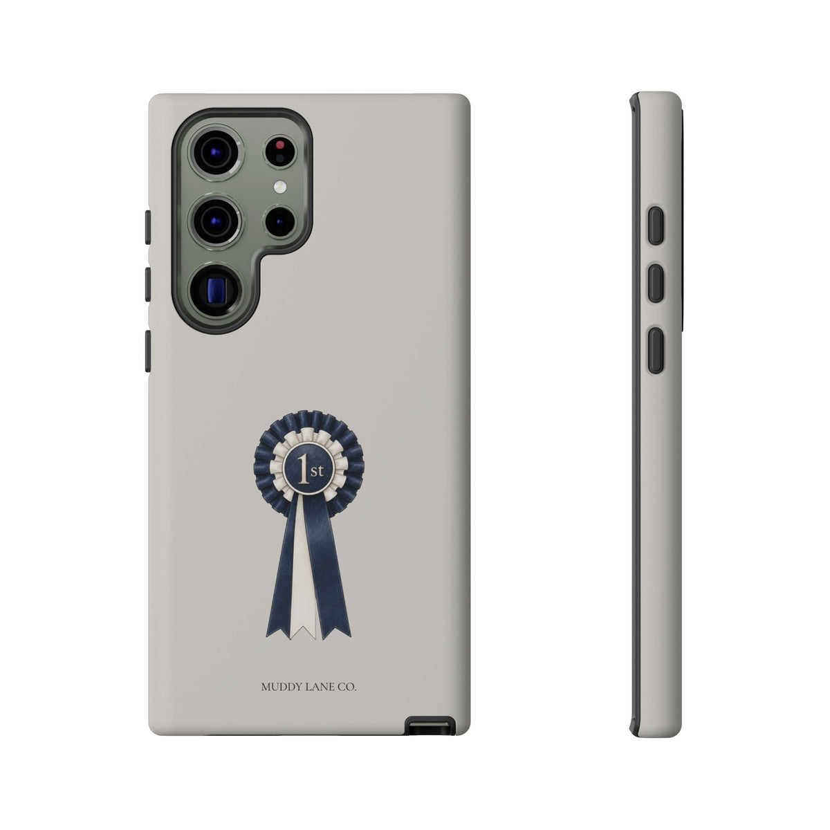 Rosette Tough Phone Case in Soft Grey Matte