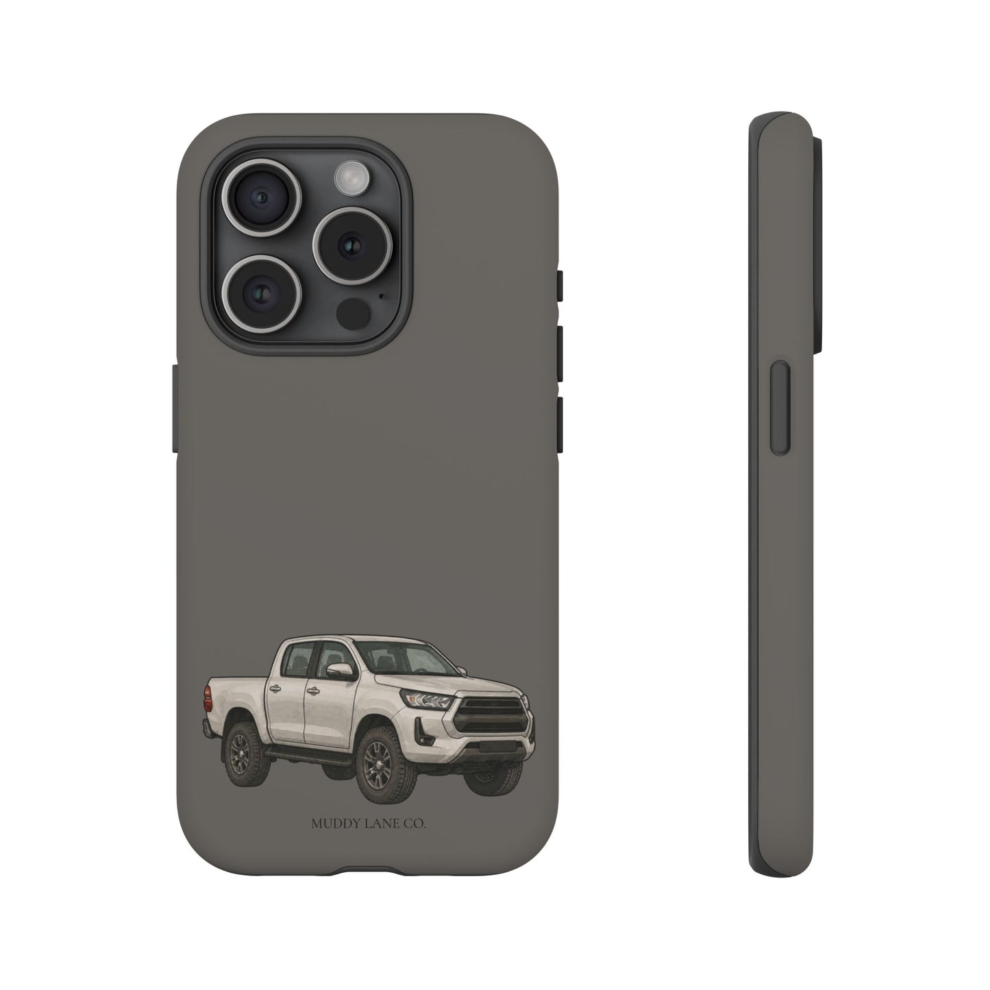 Farm Truck Tough Phone Case in Dark Grey Matte