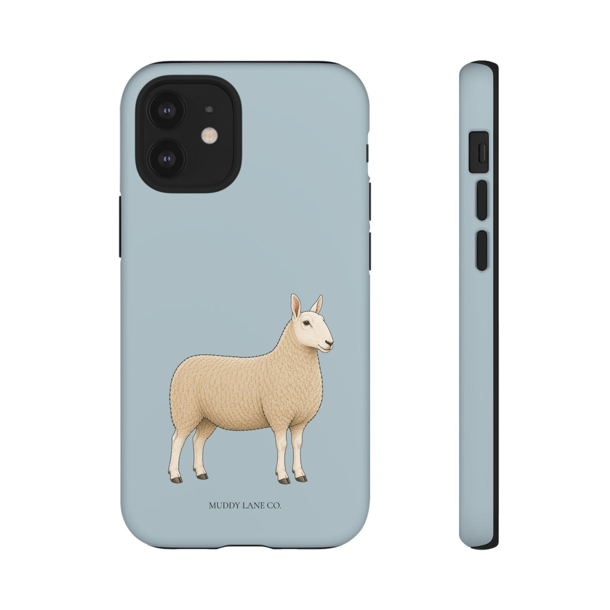 Border Leicester Tough Phone Case in Dusty Blue Matte