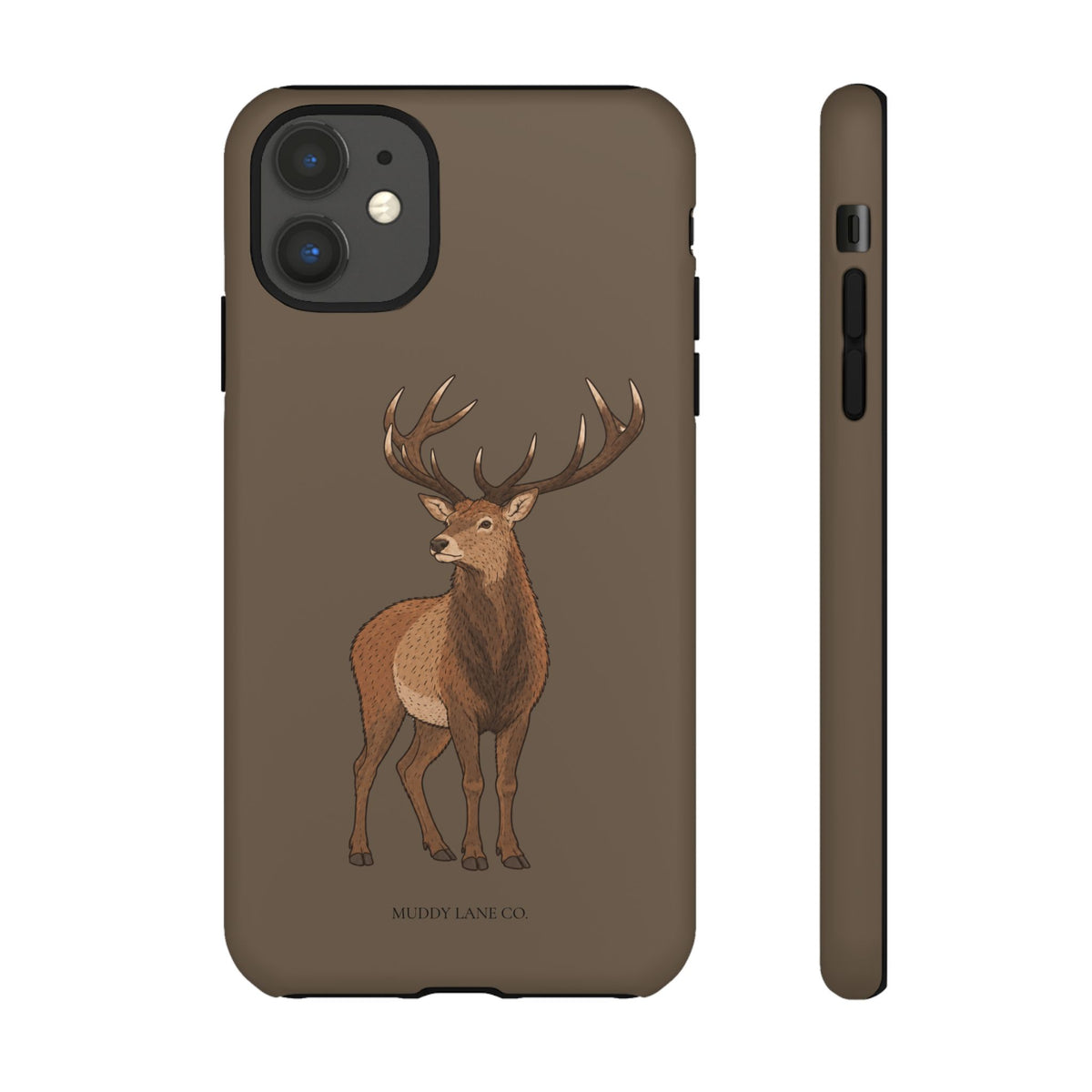 Stag Tough Phone Case in Taupe Brown Matte