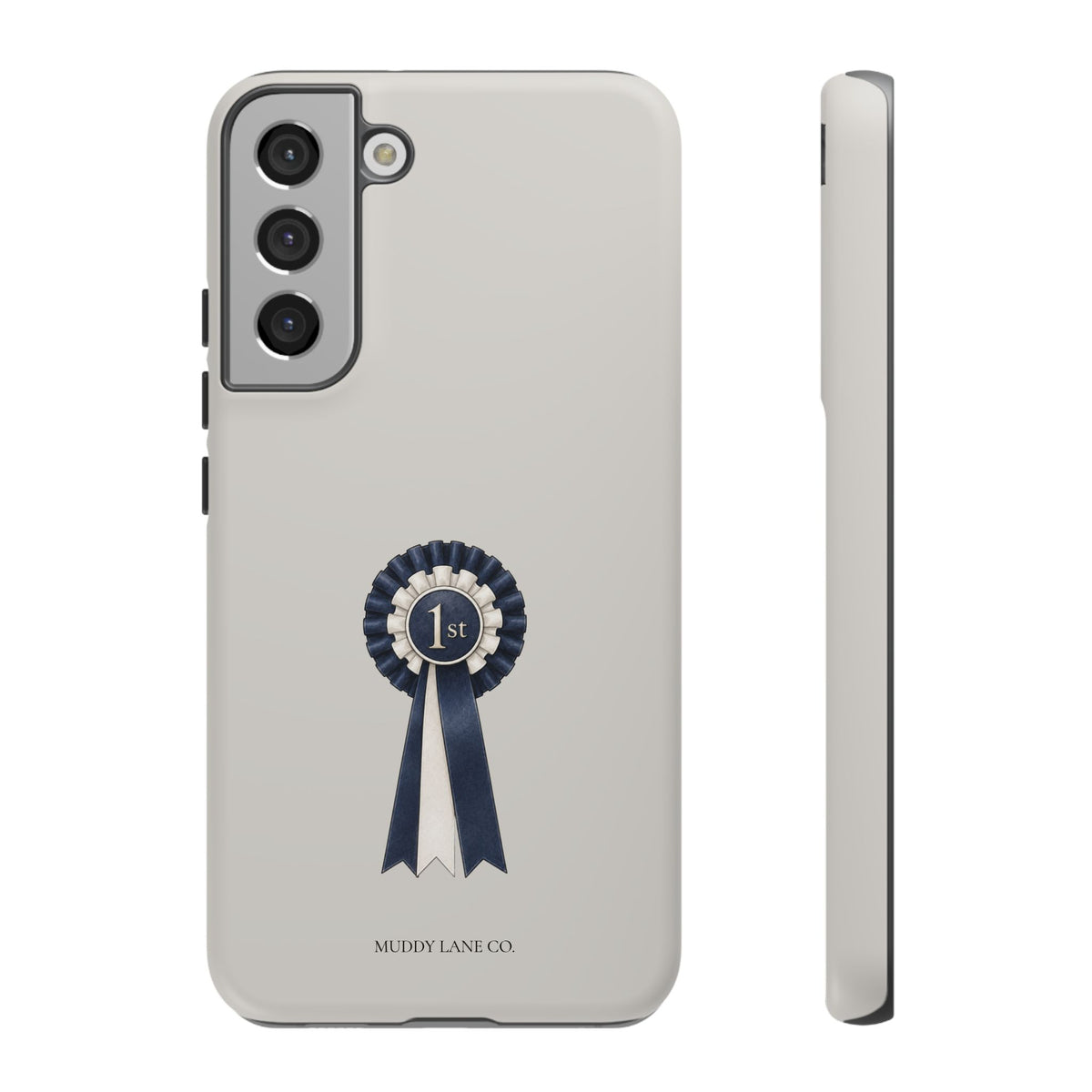 Rosette Tough Phone Case in Soft Grey Matte