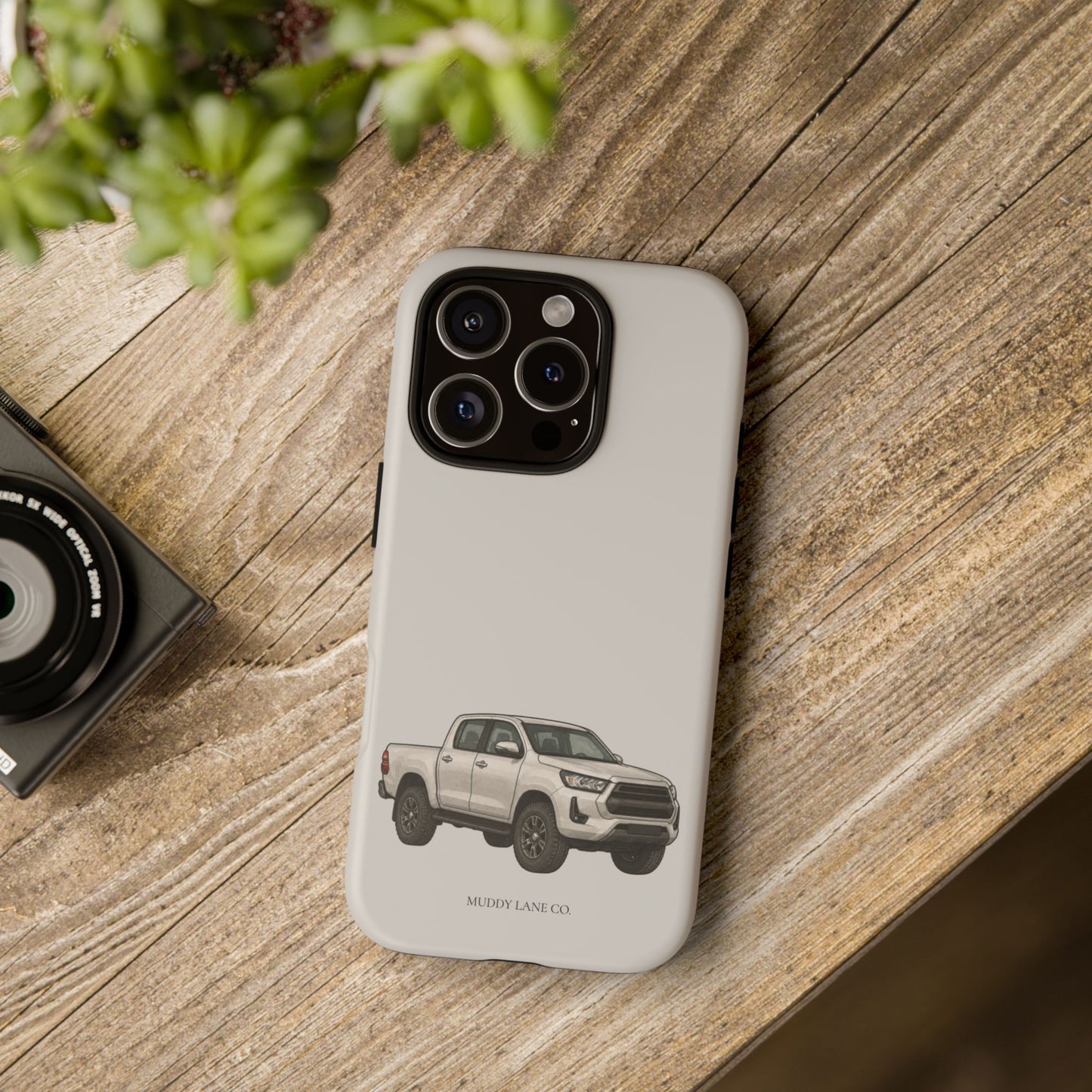 Farm Truck Tough Phone Case in Soft Grey Matte