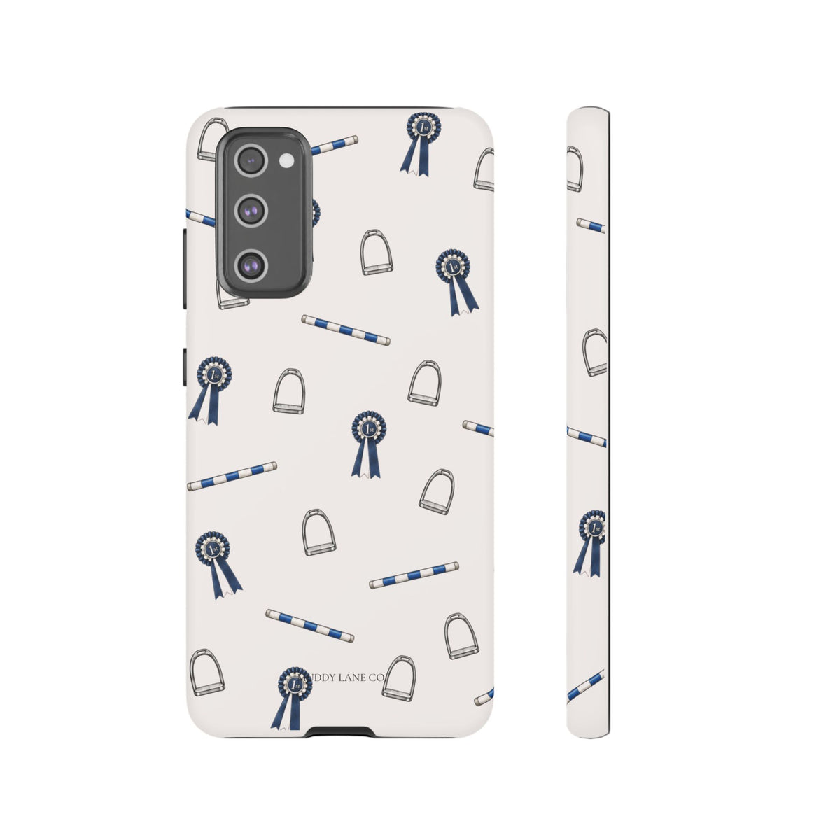 Show Day Pattern Tough Phone Case in Warm Cream Matte