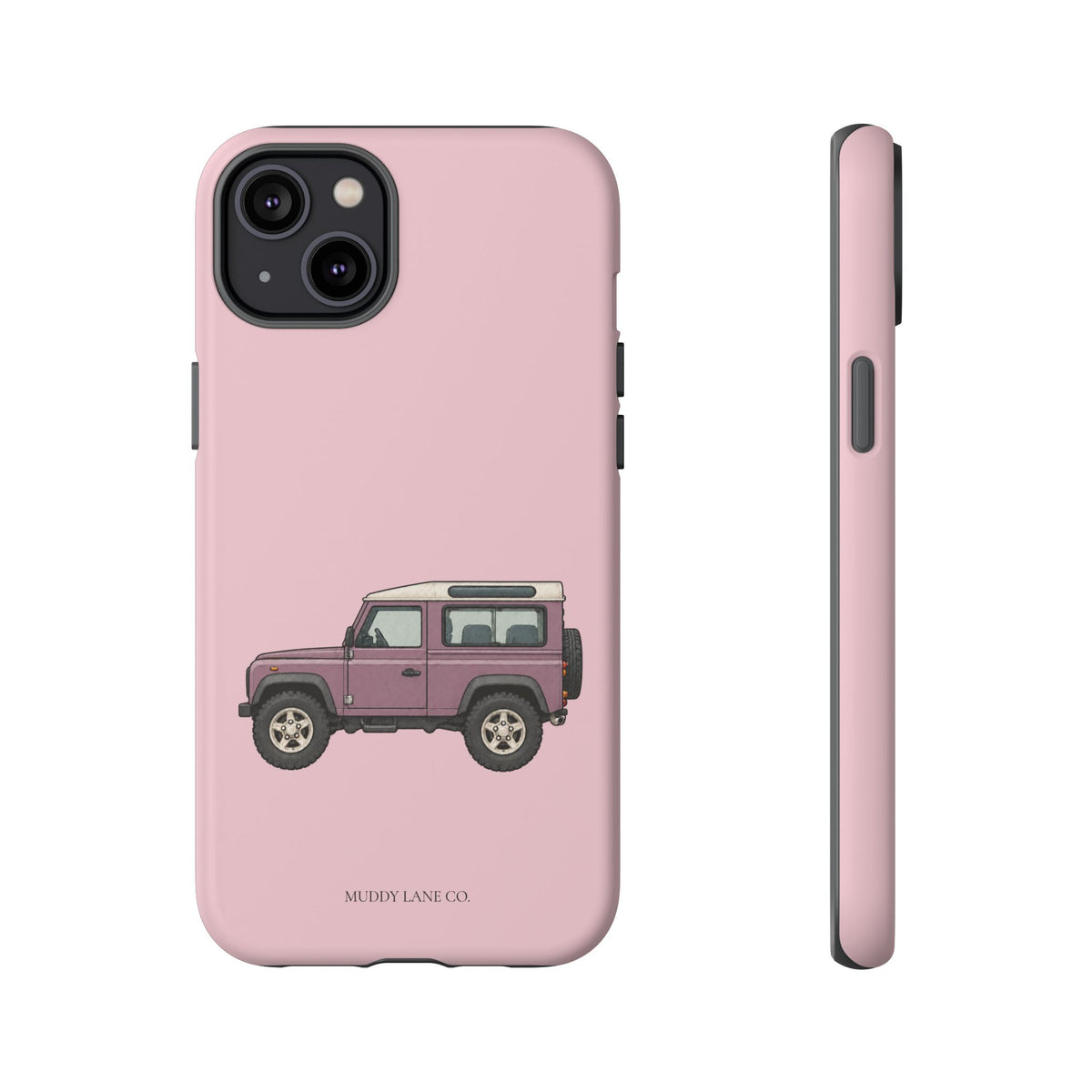 Pink Classic 4x4 Tough Phone Case in Soft Rosette Pink Matte