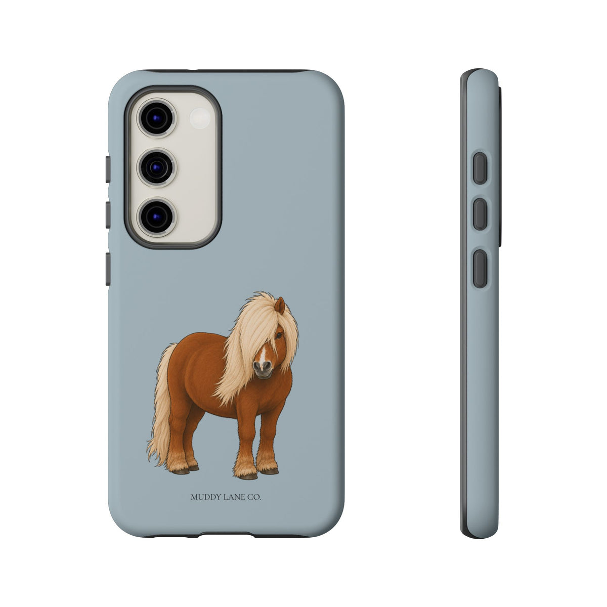 Shetty Tough Phone Case in Dusty Blue Matte