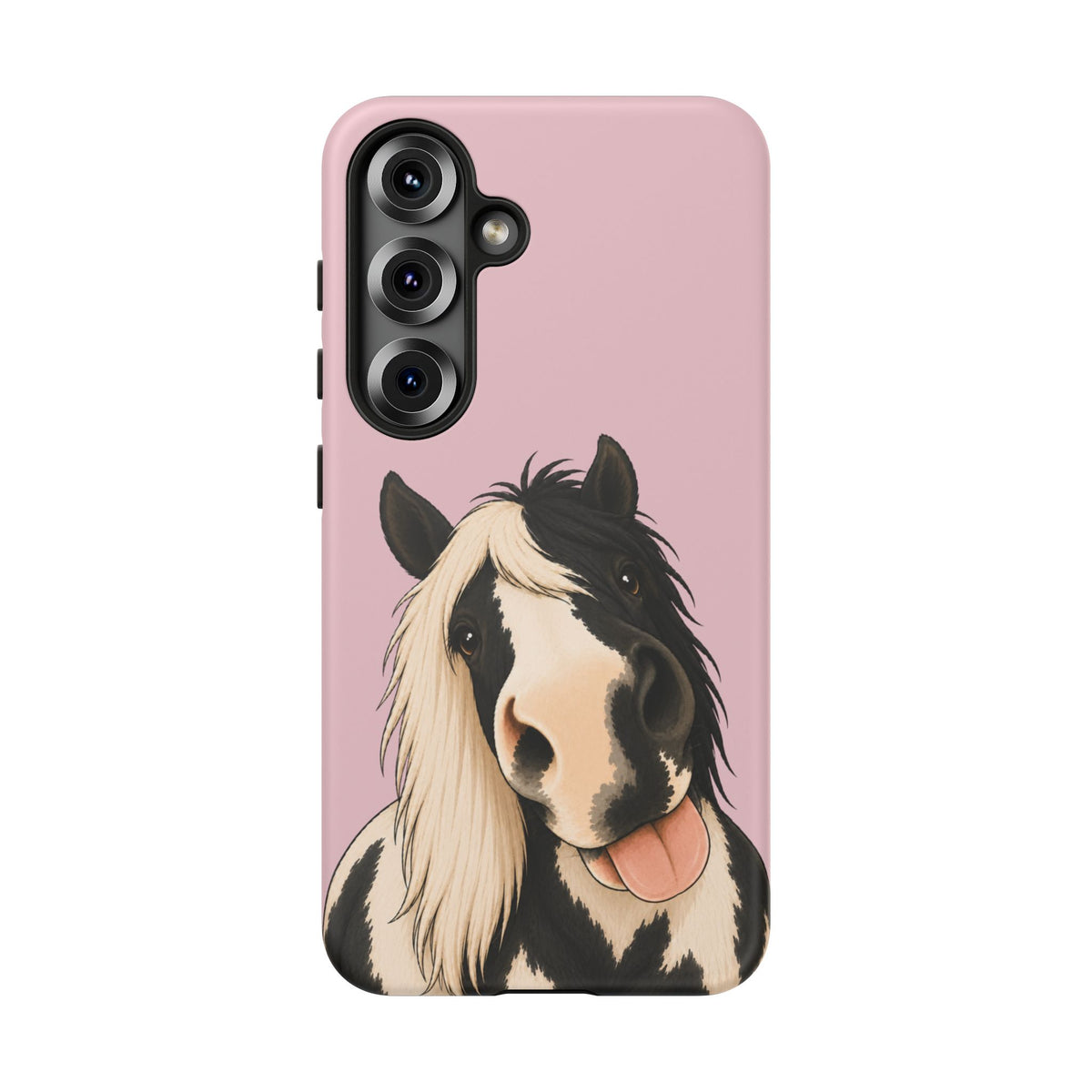 Cheeky Cob Tough Phone Case in Soft Rosette Pink Matte
