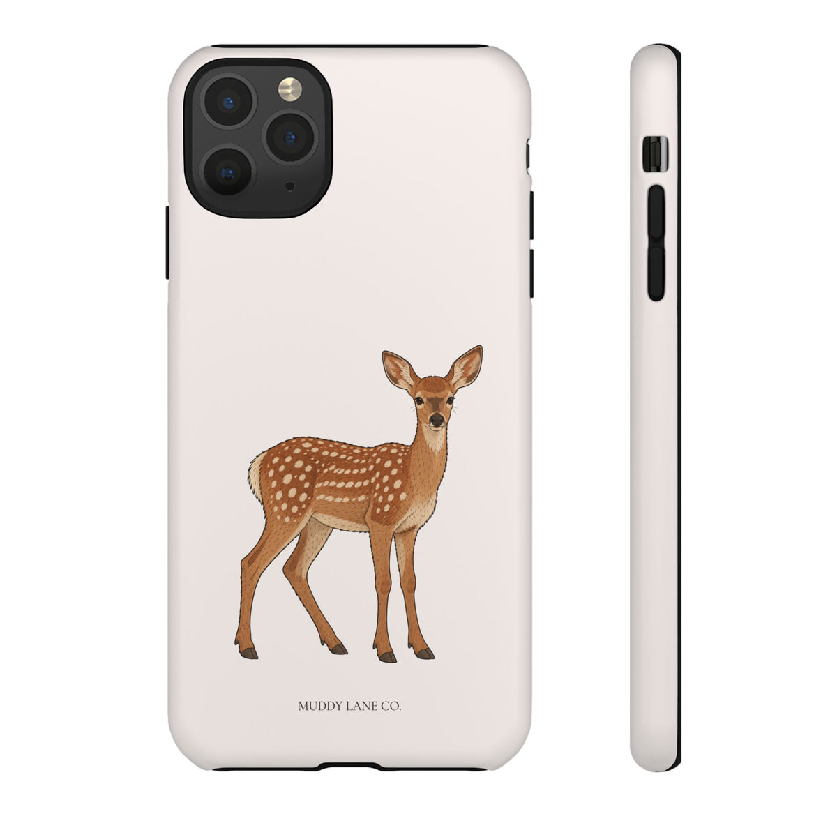 Fawn Tough Phone Case in Warm Cream Matte