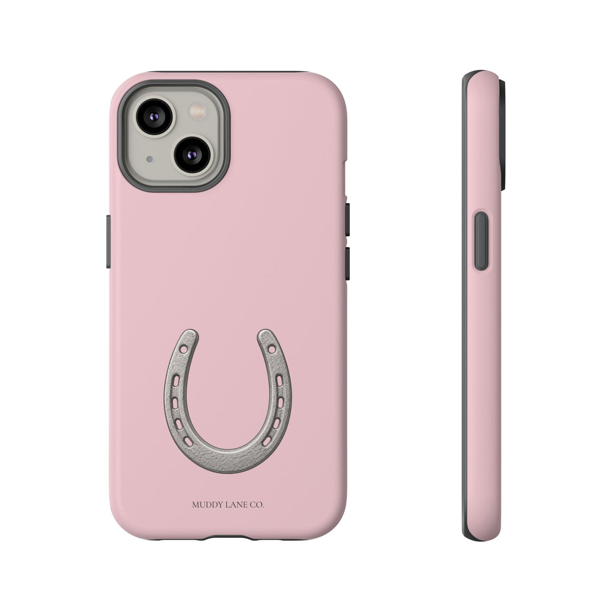 Horseshoe Tough Phone Case in Soft Rosette Pink Matte
