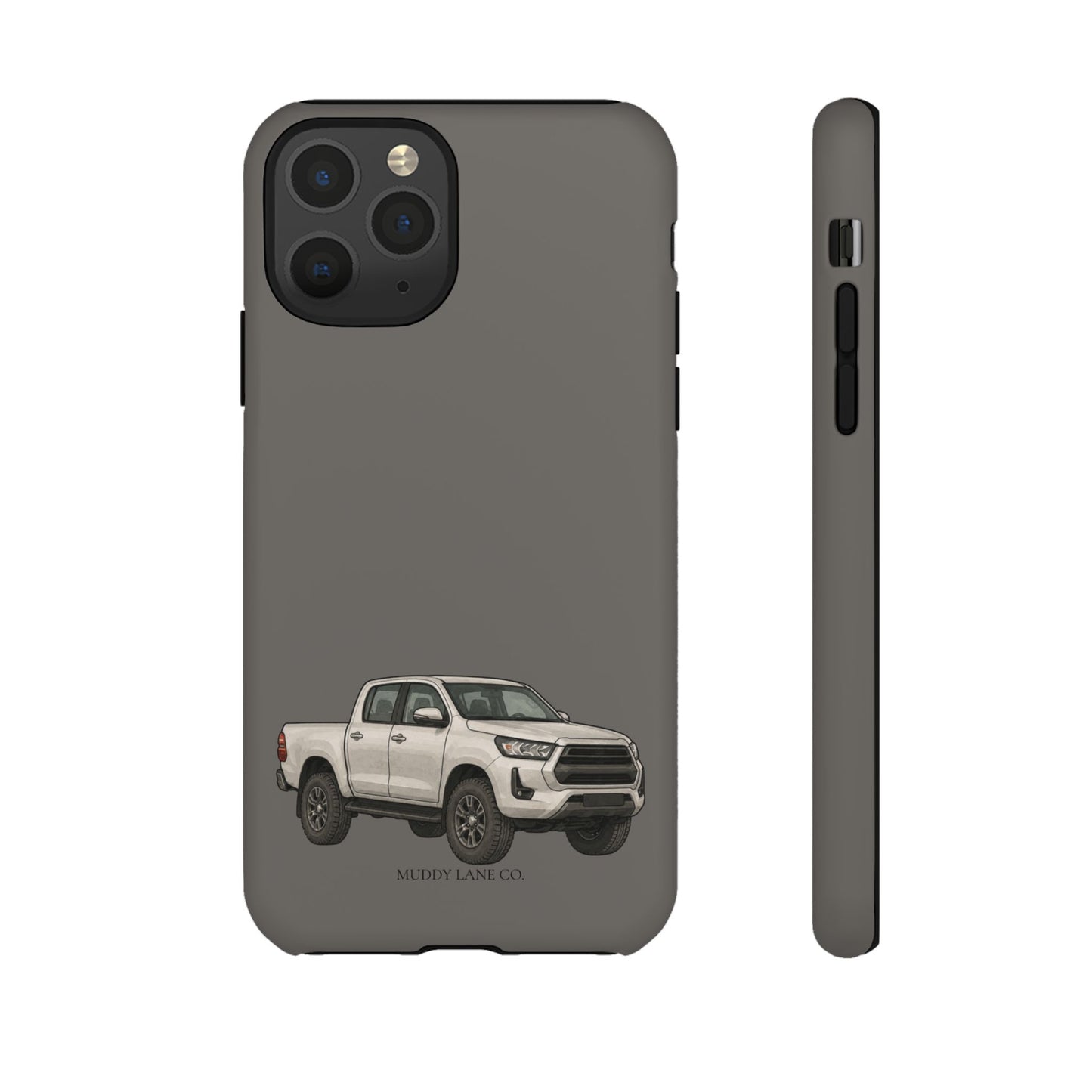 Farm Truck Tough Phone Case in Dark Grey Matte