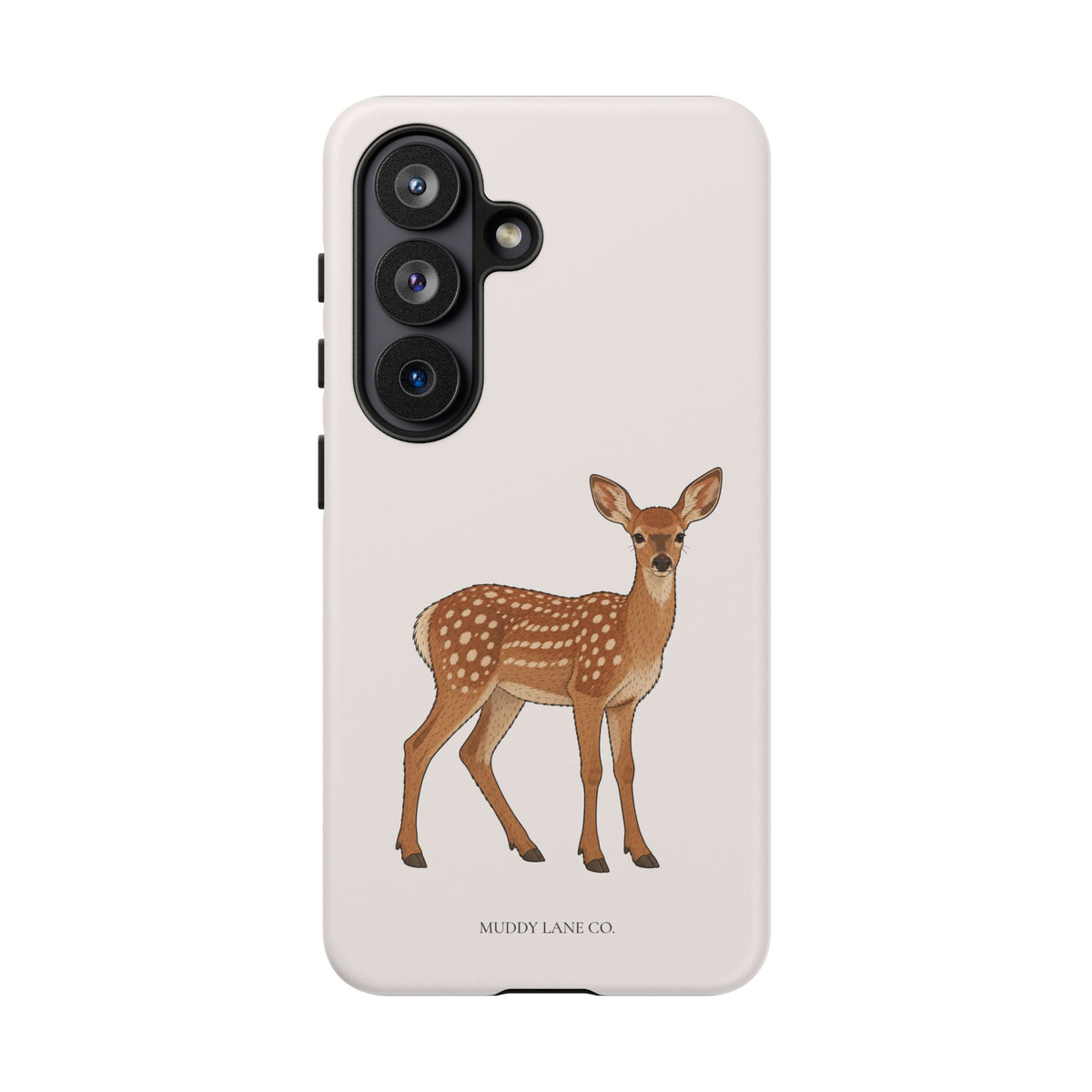 Fawn Tough Phone Case in Warm Cream Matte
