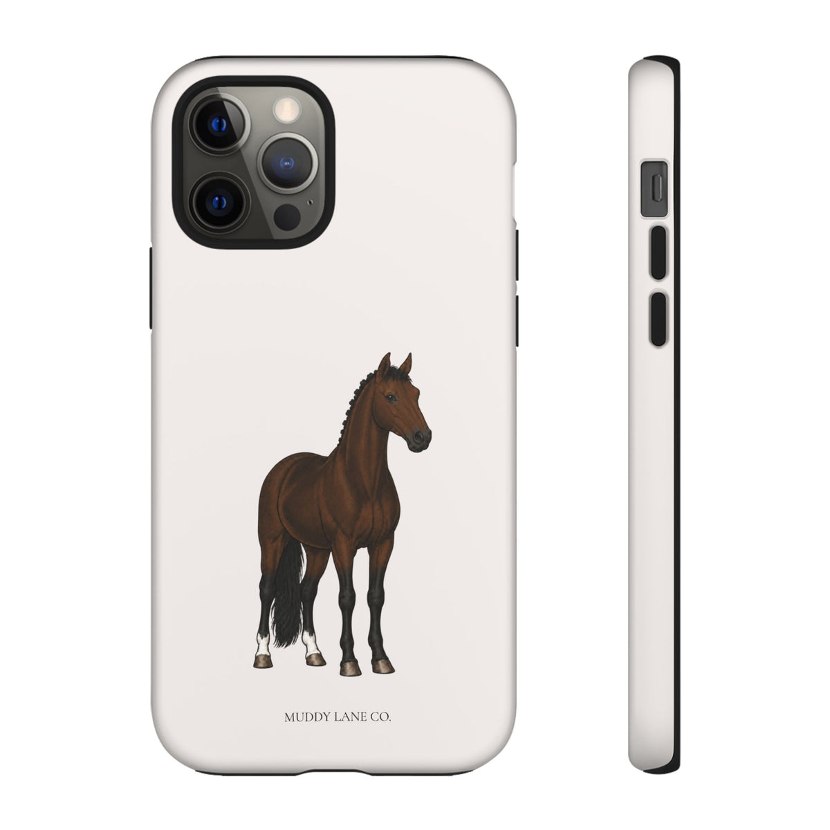 Bay Horse Tough Phone Case in Warm Cream Matte